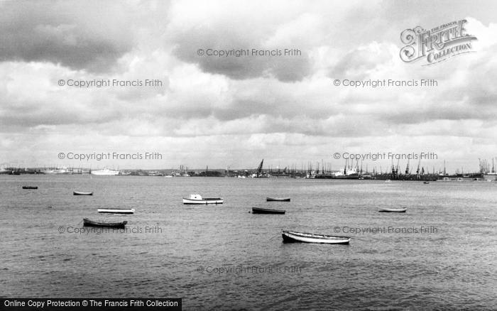 Photo of Hythe, Southampton From Hythe Jetty c.1960