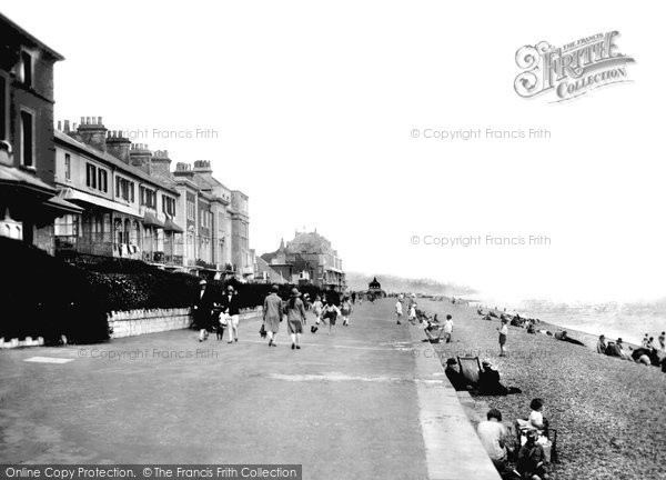 Photo of Hythe, The Beach 1927