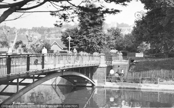 Photo of Hythe, The Bridge c.1955