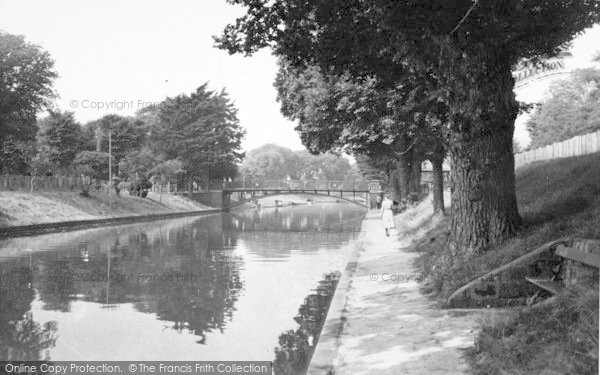 Photo of Hythe, The Canal c.1955