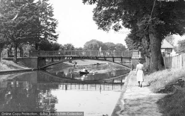 Photo of Hythe, The Canal c.1955