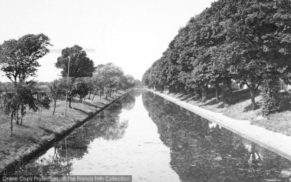 Photo of Hythe, The Canal From Twiss Bridge c.1955