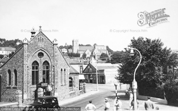 Photo of Hythe, The Church From Bailey Bridge c.1955