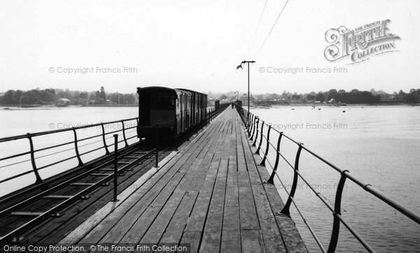 Photo of Hythe, The Pier Train c.1955