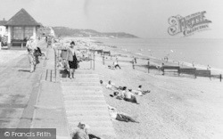 The Promenade And Beach c.1960, Hythe