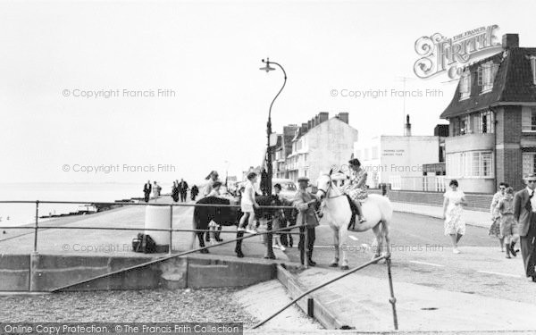 Photo of Hythe, The Promenade And Ponies c.1960