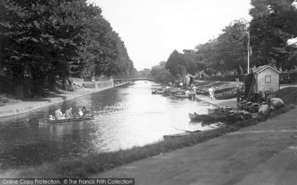 Photo of Hythe, The Royal Military Canal c.1945