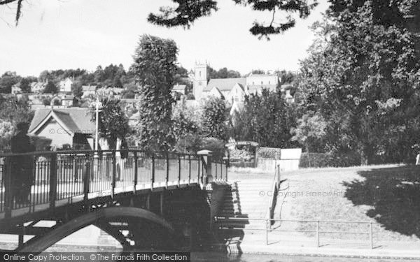 Photo of Hythe, View From The Canal c.1945
