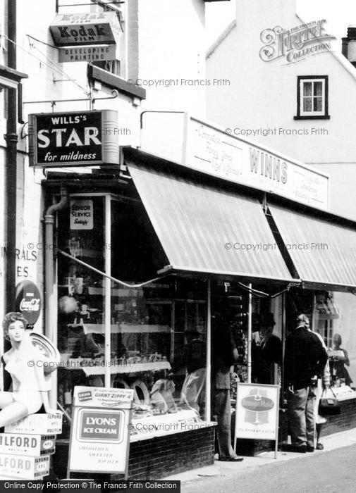 Photo of Hythe, Winns Store, High Street c.1955
