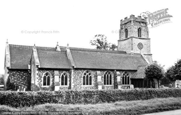Photo of Ickburgh, St Peter's Church c.1960