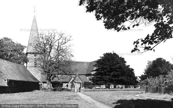 Photo of Ickham, Church Of St John The Evangelist c.1955