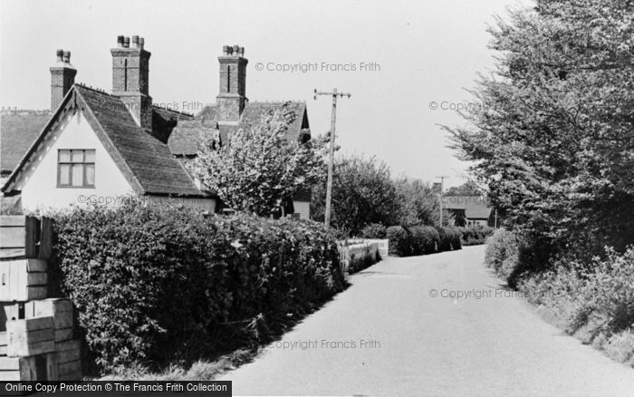 Photo of Ickham, School Lane c.1955