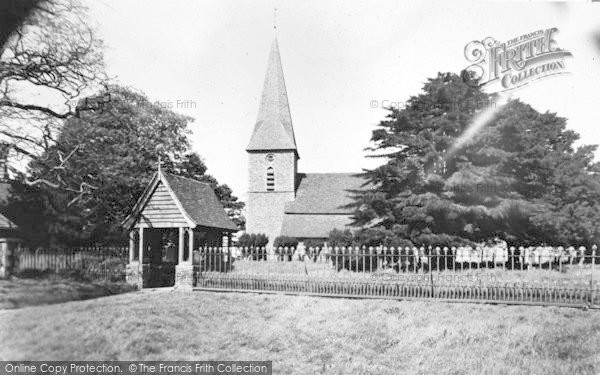 Photo of Ickham, St John's Church c.1955