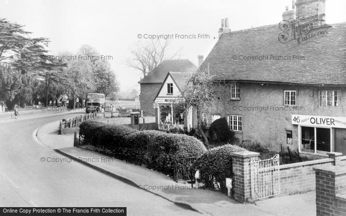 Photo of Ickleford, The Post Office And Gable Cottage c.1960