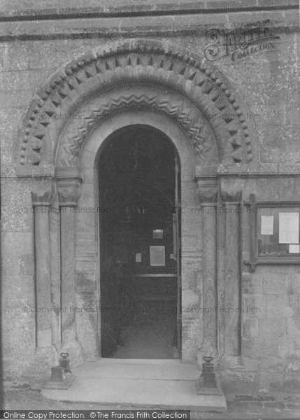 Photo of Iffley, Church, North Door 1912