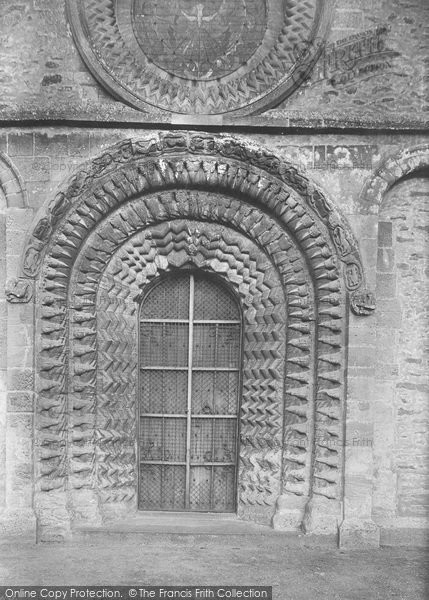Photo of Iffley, Church, West Door 1912
