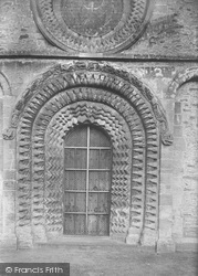 Church, West Door 1912, Iffley