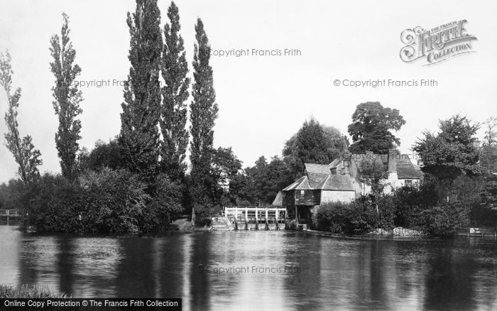 Photo of Iffley, Mill Lock And Bridge 1890