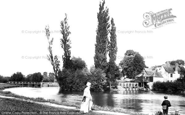 Photo of Iffley, The Mill Lock And Bridge 1890