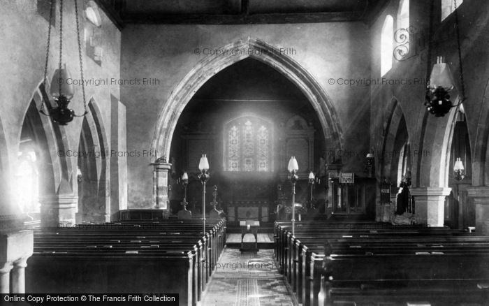 Photo of Ifield, St Margaret's Church Interior 1905