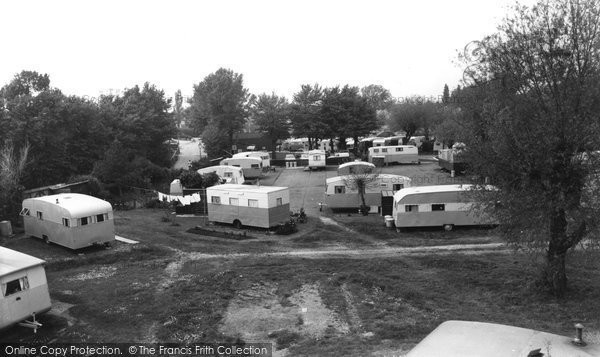 Photo of Iford, The Caravan Site c.1955