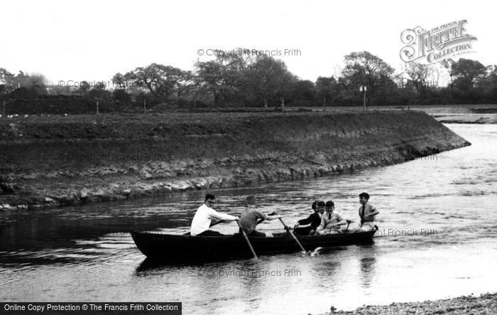 Photo of Iford, The River Stour c.1955