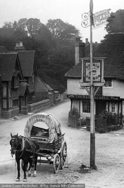 Photo of Ightham, A Waggon 1901