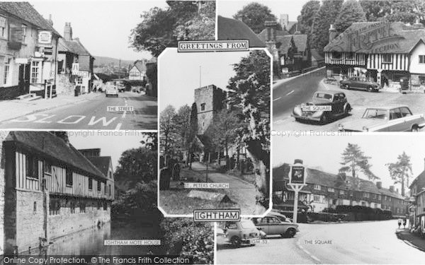 Photo of Ightham, Composite c.1960