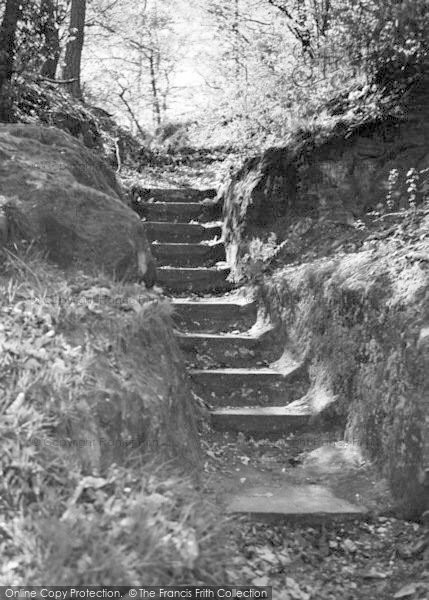 Photo of Ightham, The Roman Steps c.1955
