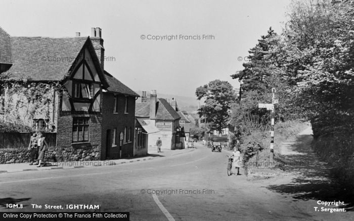 Photo of Ightham, The Street c.1955