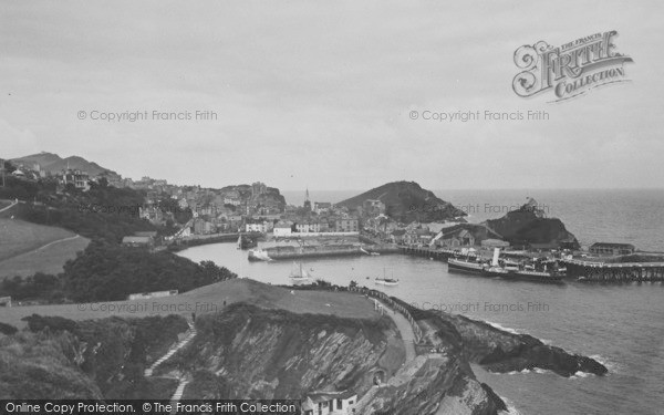 Photo of Ilfracombe, Bathing Cove And Harbour c.1935