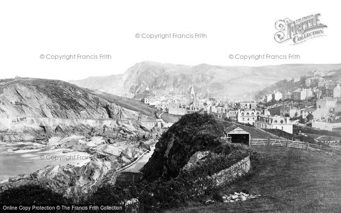 Photo of Ilfracombe, Capstone Hill From The West c.1868