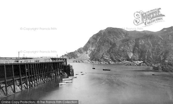 Photo of Ilfracombe, Entrance To The Harbour c.1875