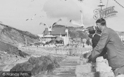 Feeding The Sea Gulls c.1955, Ilfracombe