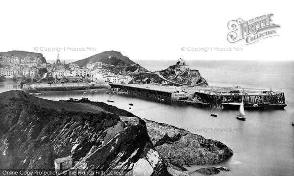 Photo of Ilfracombe, From Above Rapparee Cove c.1875