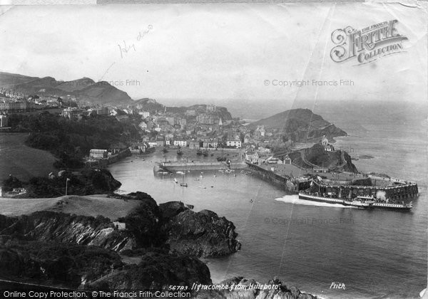 Photo of Ilfracombe, From Hillsborough 1906