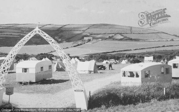 Photo of Ilfracombe, Mullacott Cross Caravan Park c.1955