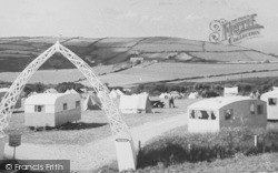 Mullacott Cross Caravan Park c.1955, Ilfracombe