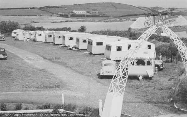 Photo of Ilfracombe, Mullacott Cross Caravan Park c.1955