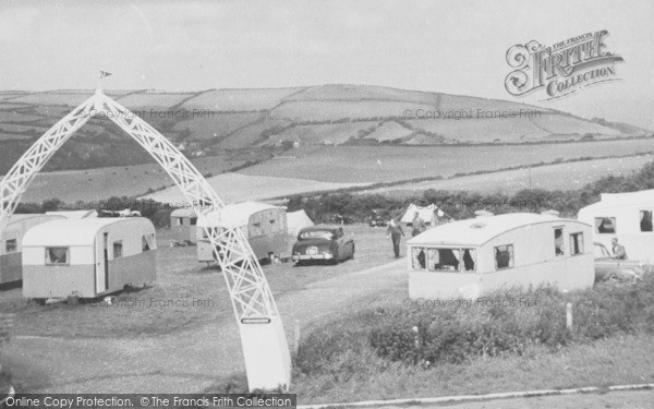 Photo of Ilfracombe, Mullacott Cross Caravan Park c.1955