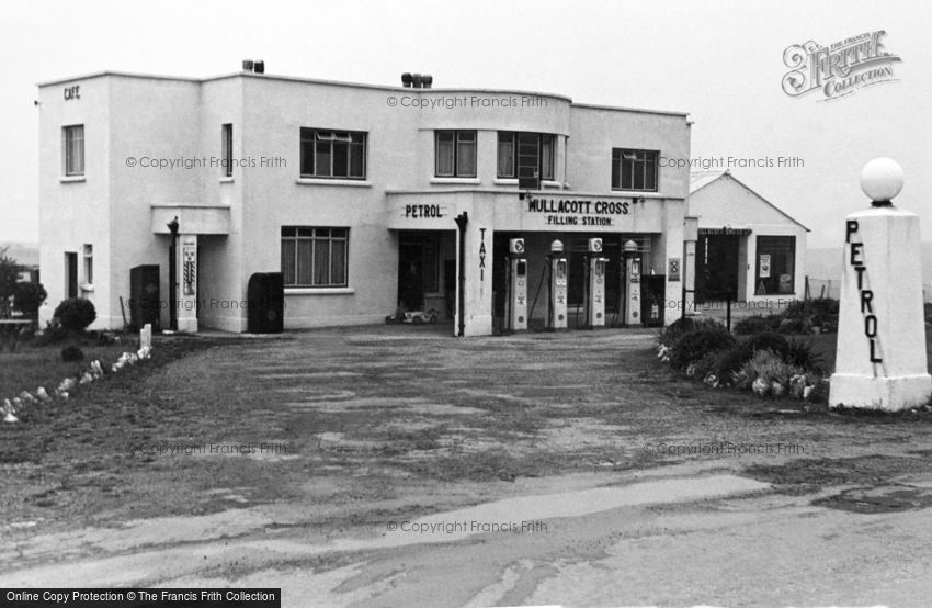 Ilfracombe, Mullacott Filling Station and Café c1955