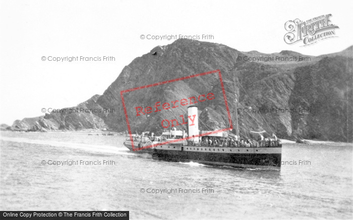 Photo of Ilfracombe, Paddle Steamer c.1910