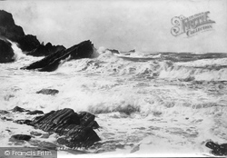 Rough Sea Under Capstone 1894, Ilfracombe