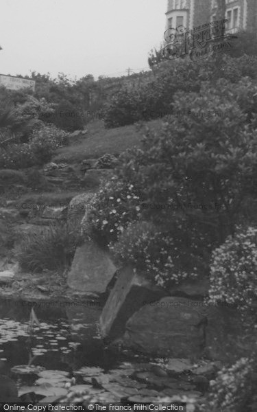 Photo of Ilfracombe, Southern Slope Fish Pond c.1935