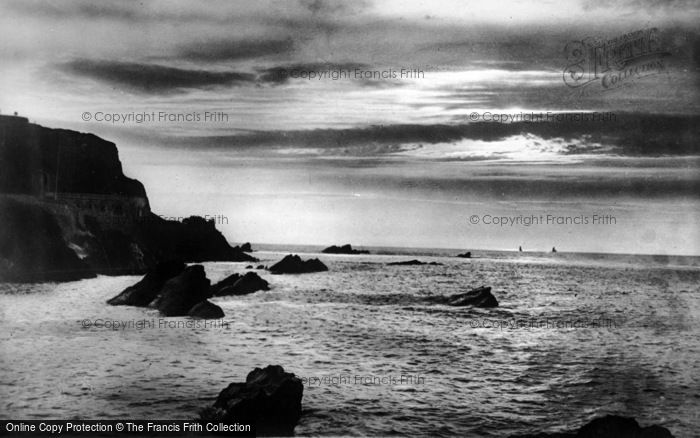 Photo of Ilfracombe, Sunset Over Seascape c.1935