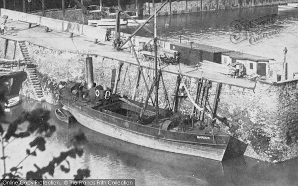 Photo of Ilfracombe, The Harbour, A Boat 1894