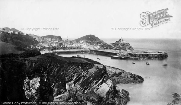 Photo of Ilfracombe, The Harbour c.1875