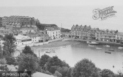 The Harbour From The Gardens c.1955, Ilfracombe