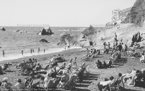 Photo of Ilfracombe, The Tunnels Beach c.1960