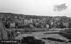 Town And Beach From Capstone c.1935, Ilfracombe